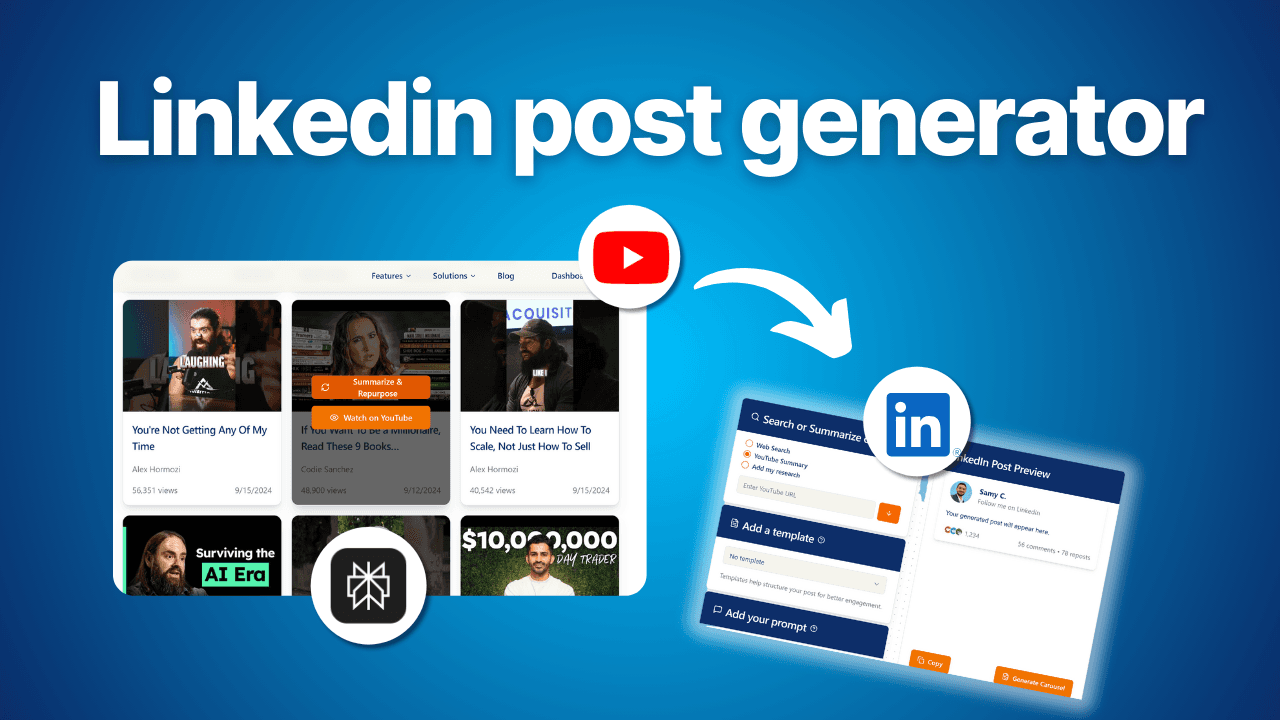Text Post Generator: Create LinkedIn Posts in 3 Clicks